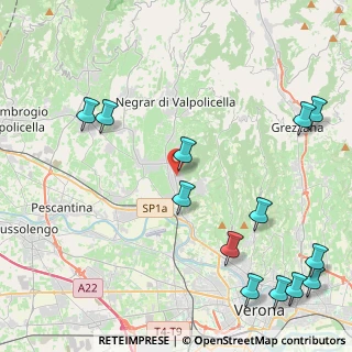 Mappa Via C. Montanari, 37020 Negrar di Valpolicella VR, Italia (5.78231)