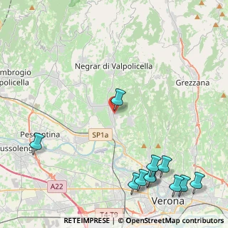 Mappa Via C. Montanari, 37020 Negrar di Valpolicella VR, Italia (6.11364)