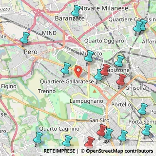 Mappa Via Sem Benelli, 20151 Milano MI, Italia (3.15611)