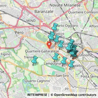 Mappa Via Sem Benelli, 20151 Milano MI, Italia (1.672)