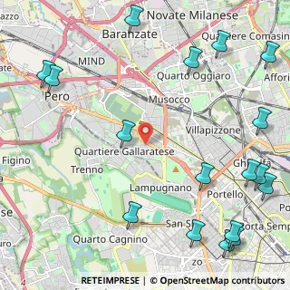 Mappa Via Sem Benelli, 20151 Milano MI, Italia (3.21529)