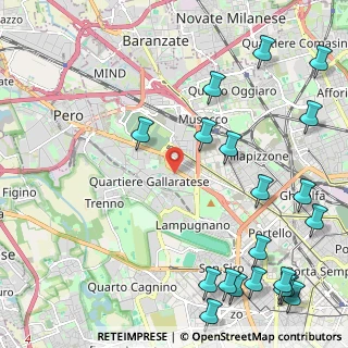 Mappa Via Sem Benelli, 20151 Milano MI, Italia (3.1345)