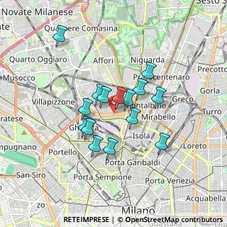 Mappa Viale Edoardo Jenner, 20159 Milano MI, Italia (1.35667)
