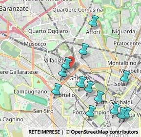 Mappa Via Francesco Ardissone, 20155 Milano MI, Italia (2.29538)