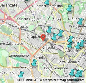 Mappa Via Francesco Ardissone, 20155 Milano MI, Italia (3.15889)