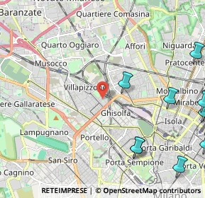 Mappa Via Francesco Ardissone, 20155 Milano MI, Italia (3.59143)