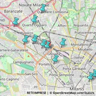 Mappa Via Francesco Ardissone, 20155 Milano MI, Italia (2.35818)