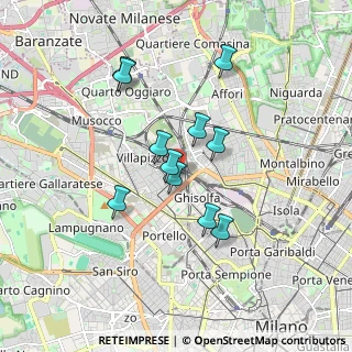 Mappa Via Francesco Ardissone, 20155 Milano MI, Italia (1.47273)