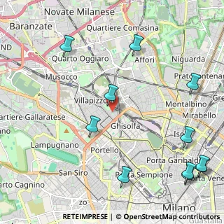 Mappa Via Francesco Ardissone, 20155 Milano MI, Italia (2.90273)