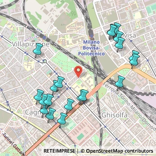 Mappa Via Francesco Ardissone, 20155 Milano MI, Italia (0.6175)