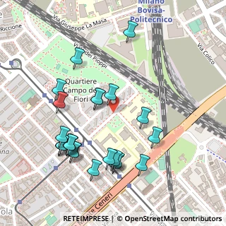 Mappa Via Francesco Ardissone, 20155 Milano MI, Italia (0.26667)