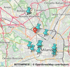 Mappa Via Francesco Ardissone, 20155 Milano MI, Italia (4.13583)