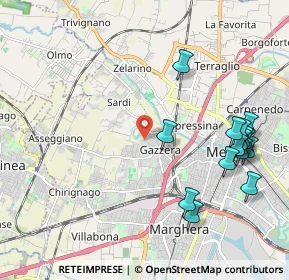 Mappa Via Pirano, 30174 Venezia VE, Italia (2.37667)