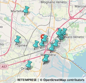 Mappa Via Pirano, 30174 Venezia VE, Italia (3.30357)
