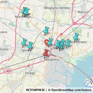 Mappa Via Pirano, 30174 Venezia VE, Italia (3.77462)