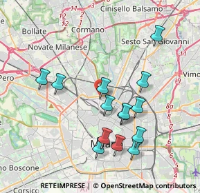 Mappa MM3 Maciachini, 20159 Milano MI, Italia (3.71214)