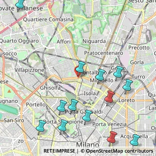 Mappa MM3 Maciachini, 20159 Milano MI, Italia (2.80154)