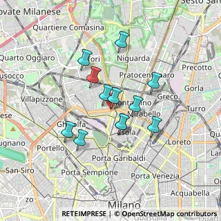 Mappa MM3 Maciachini, 20159 Milano MI, Italia (1.36917)