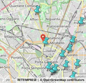 Mappa MM3 Maciachini, 20159 Milano MI, Italia (2.87077)