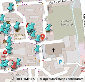 Mappa Piazza Santi Fermo e Rustico, 24043 Caravaggio BG, Italia (0.075)