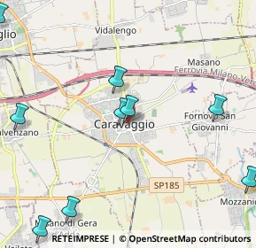 Mappa Piazza Santi Fermo e Rustico, 24043 Caravaggio BG, Italia (3.09636)