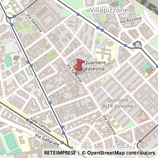 Mappa Via Varesina,  61, 20156 Milano, Milano (Lombardia)