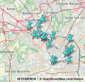 Mappa Via Giovanni Ambrogio de Predis, 20155 Milano MI, Italia (3.22625)