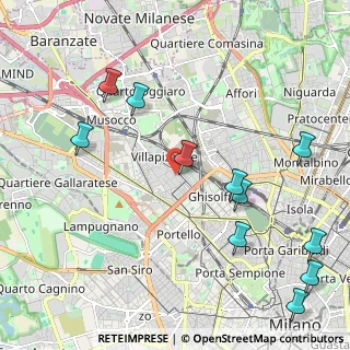 Mappa Via Giovanni Ambrogio de Predis, 20155 Milano MI, Italia (2.58273)