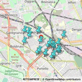 Mappa Via Giovanni Ambrogio de Predis, 20155 Milano MI, Italia (0.8025)