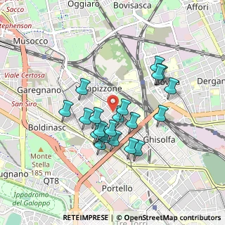 Mappa Via Giovanni Ambrogio de Predis, 20155 Milano MI, Italia (0.753)