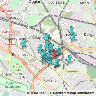 Mappa Via Giovanni Ambrogio de Predis, 20155 Milano MI, Italia (0.67)