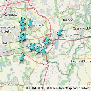 Mappa Via Cremona, 20066 Melzo MI, Italia (3.99133)