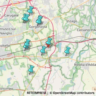 Mappa Via Cremona, 20066 Melzo MI, Italia (4.28455)