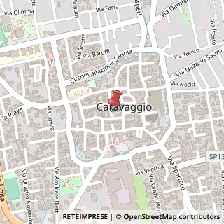 Mappa Via al teatro 12, 24043 Caravaggio, Bergamo (Lombardia)