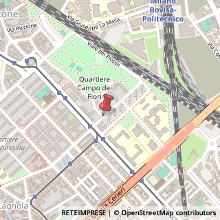 Mappa Via Ercolano,  1, 20155 Milano, Milano (Lombardia)