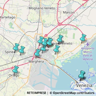 Mappa Via Volturno, 30173 Venezia VE, Italia (3.89313)