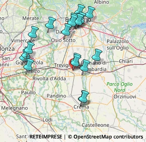 Mappa Via Fermo Stella, 24043 Caravaggio BG, Italia (15.682)