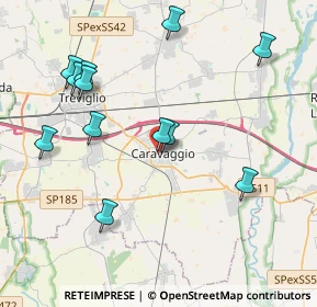 Mappa Via Fermo Stella, 24043 Caravaggio BG, Italia (4.2275)