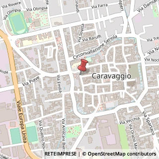 Mappa Via Fermo Stella,  10, 24043 Caravaggio, Bergamo (Lombardia)