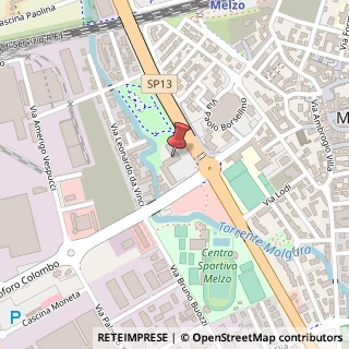 Mappa Via Cristoforo Colombo, 8b, 20066 Melzo, Milano (Lombardia)
