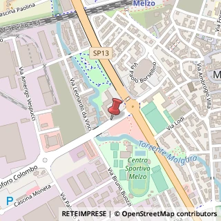 Mappa Via Cristoforo Colombo,  10, 20066 Melzo, Milano (Lombardia)