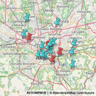 Mappa 20125 Milano MI, Italia (5.94235)