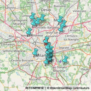 Mappa 20125 Milano MI, Italia (6.6515)