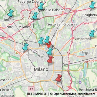 Mappa 20125 Milano MI, Italia (5.11182)