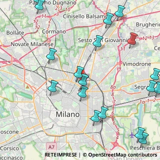 Mappa 20125 Milano MI, Italia (6.1825)
