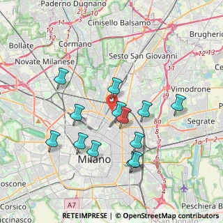 Mappa 20125 Milano MI, Italia (3.56385)