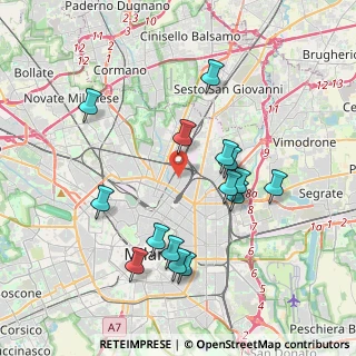 Mappa 20125 Milano MI, Italia (3.78533)