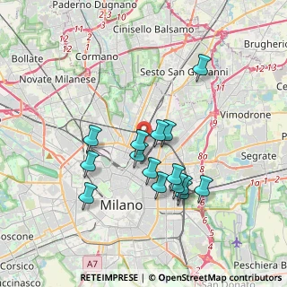 Mappa 20125 Milano MI, Italia (3.24933)