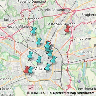 Mappa 20125 Milano MI, Italia (3.4325)