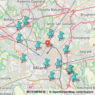 Mappa 20125 Milano MI, Italia (4.74429)